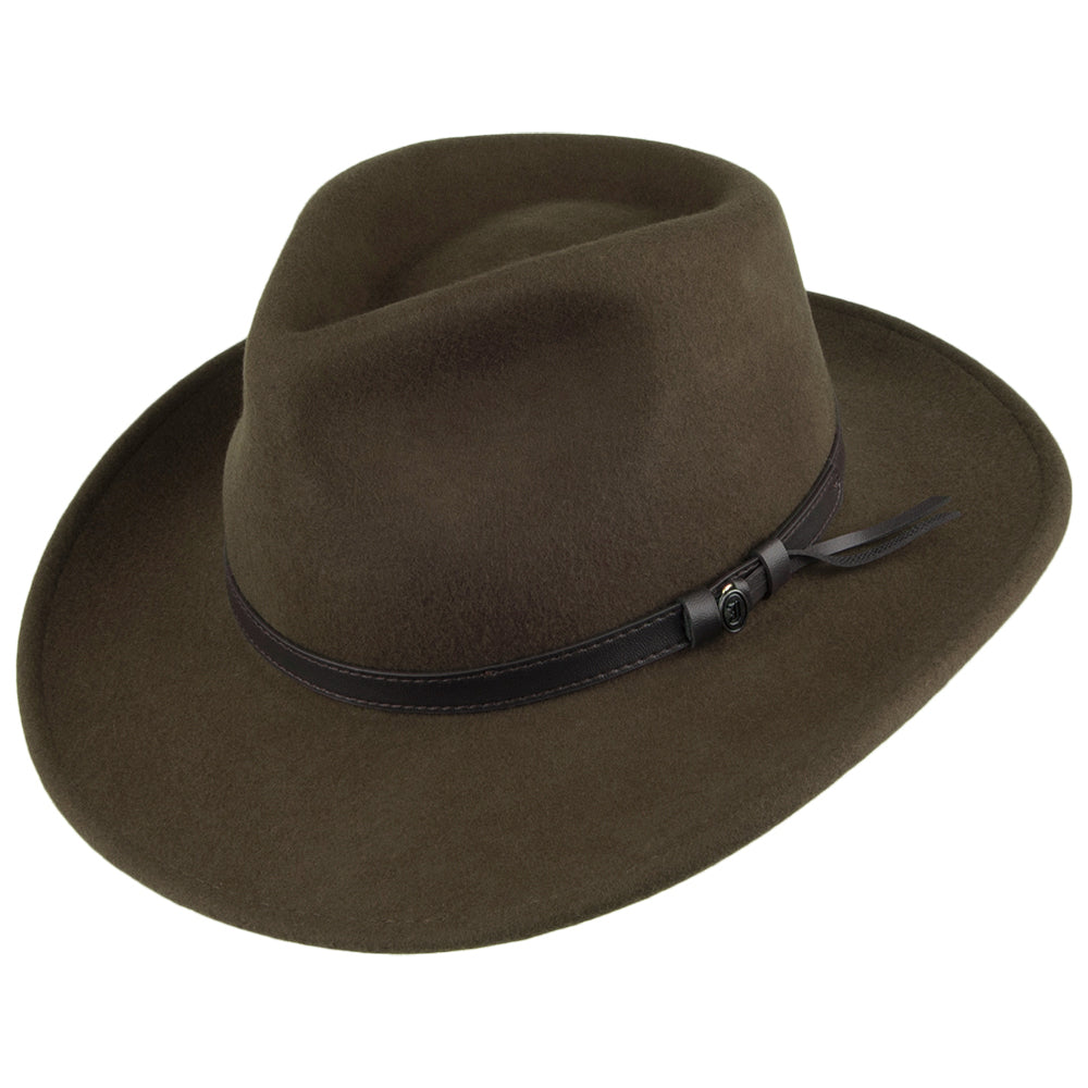 Chapeau Australien Déformable olive JAXON & JAMES - VENTE EN GROS
