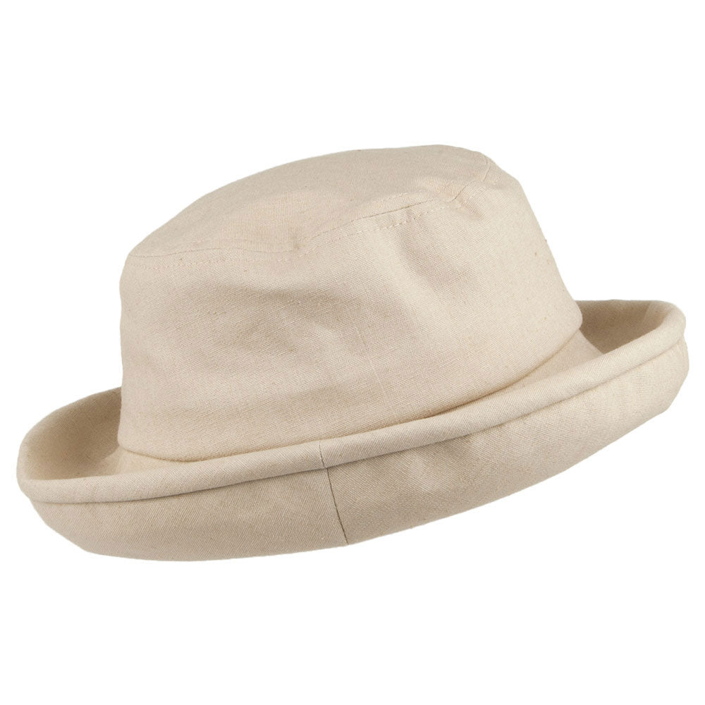 Chapeau Bob Pliable Arbres beige SUR LA TETE - VENTE EN GROS