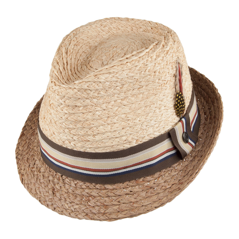 Chapeau Trilby Trinidad en paille JAXON & JAMES - VENTE EN GROS