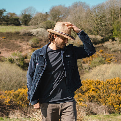Chapeau Australien en Paille El Paso naturel JAXON & JAMES - VENTE EN GROS