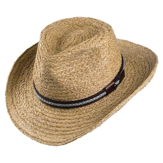 Chapeau Australien en Paille El Paso naturel JAXON & JAMES - VENTE EN GROS
