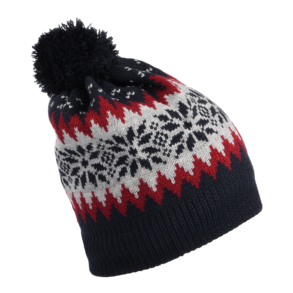 Bonnet à Pompon Hiver Aspen bleu marine JAXON & JAMES - VENTE EN GROS