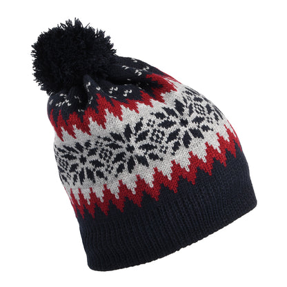 Bonnet à Pompon Hiver Aspen bleu marine JAXON & JAMES - VENTE EN GROS