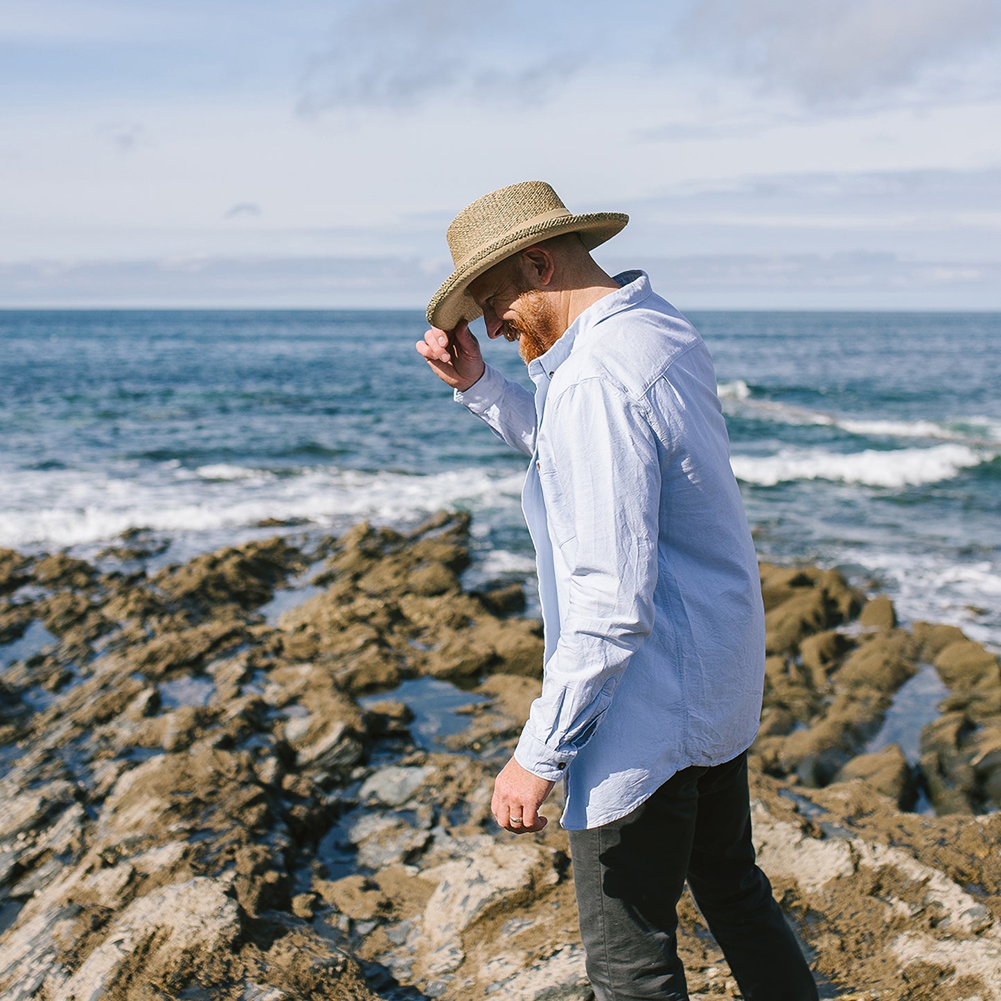 Chapeau Gambler Pebble Beach beige JAXON & JAMES - VENTE EN GROS