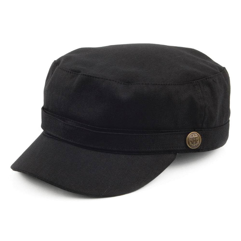 Casquette Militaire à Chevrons noir JAXON & JAMES - VENTE EN GROS