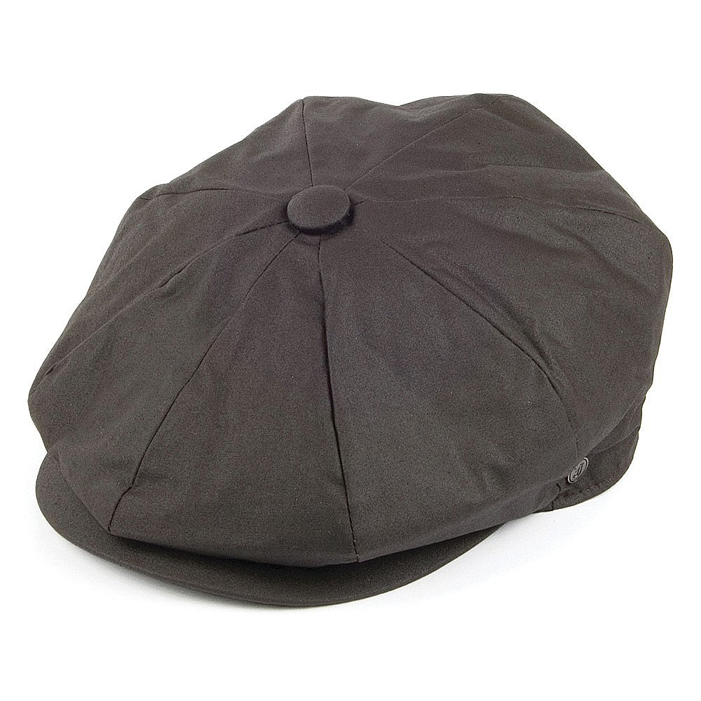 Casquette Gavroche en Toile Cirée marron JAXON & JAMES - VENTE EN GROS
