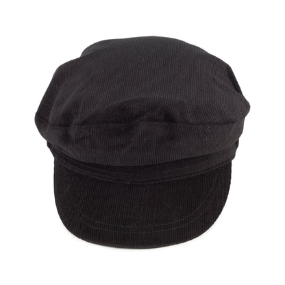 Casquette de Marin en Velours Côtelé noir JAXON & JAMES - VENTE EN GROS