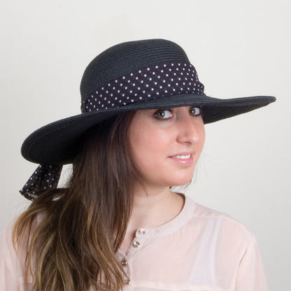 Chapeau Été Beachside noir SUR LA TETE - VENTE EN GROS