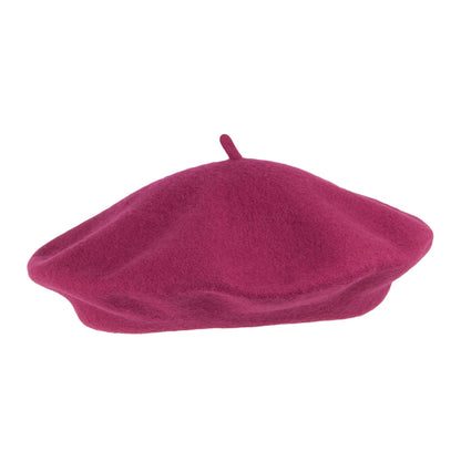 Béret Tendance En Laine framboise - VENTE EN GROS