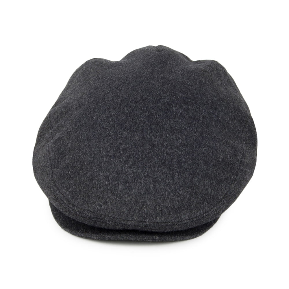 Casquette Plate en Pure Laine Harlem anthracite JAXON & JAMES - VENTE EN GROS