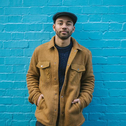 Casquette Plate en Pure Laine Harlem anthracite JAXON & JAMES - VENTE EN GROS