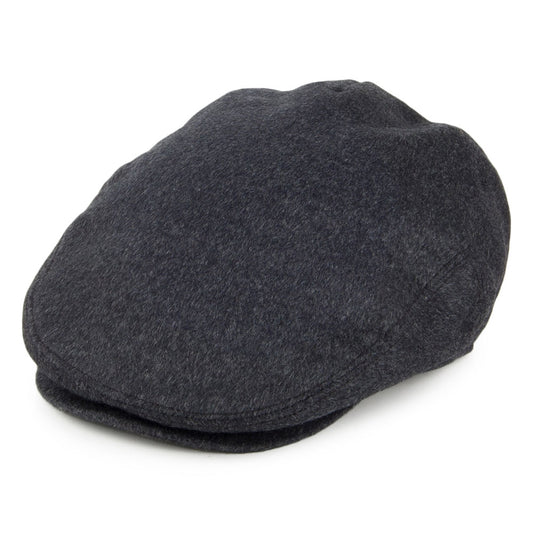 Casquette Plate en Pure Laine Harlem anthracite JAXON & JAMES - VENTE EN GROS