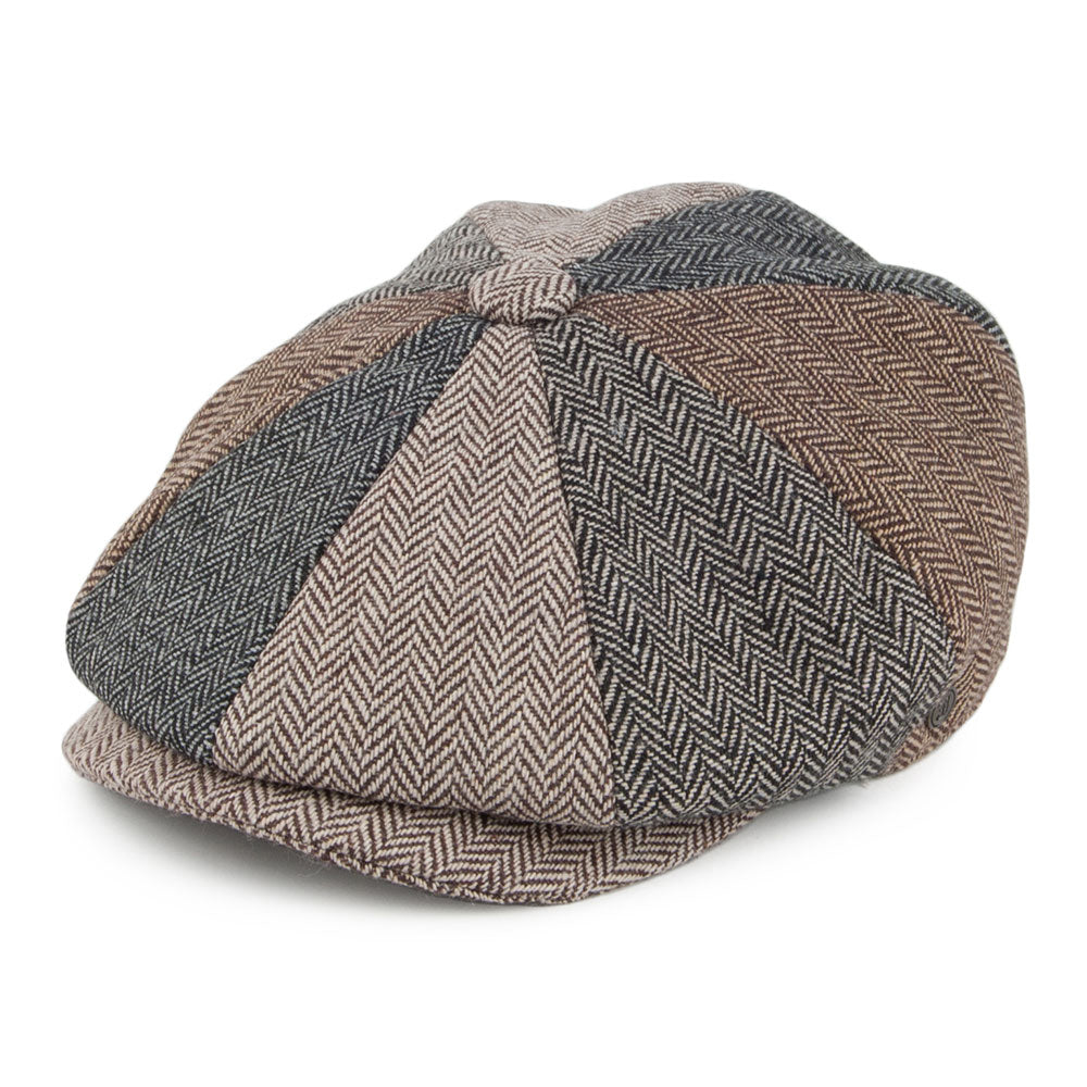 Casquette Gavroche à Chevrons Patch multicolore JAXON & JAMES - VENTE EN GROS