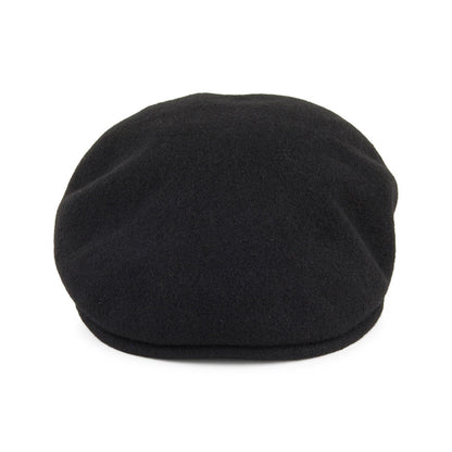 Casquette Plate en Laine Classic noir JAXON & JAMES - VENTE EN GROS