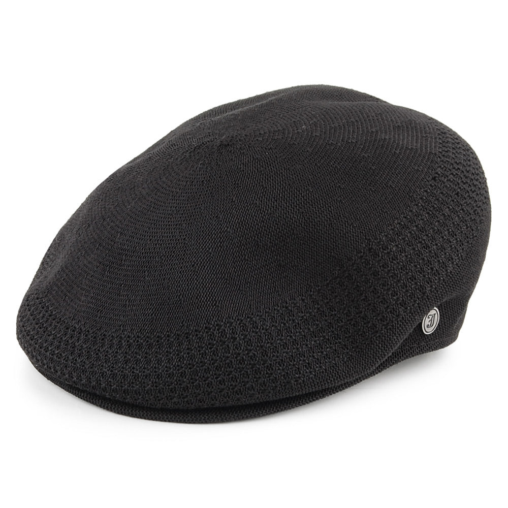 Casquette Plate Été noir JAXON & JAMES - VENTE EN GROS