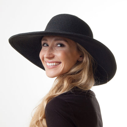 Chapeau Été Brighton noir SUR LA TETE - VENTE EN GROS