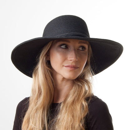Chapeau Été Brighton noir SUR LA TETE - VENTE EN GROS