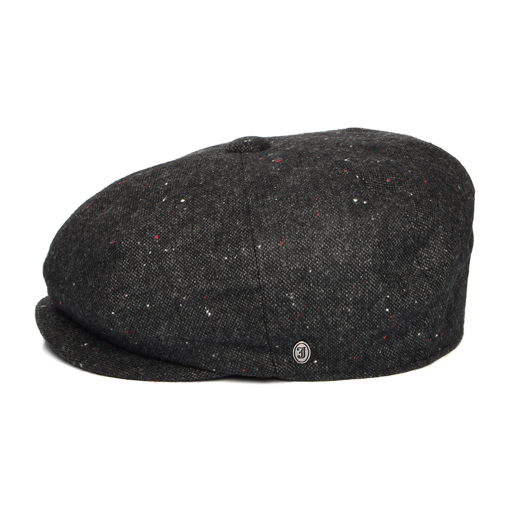 Casquette Gavroche Chinée et Mouchetée Blackheath noir multi JAXON & JAMES - VENTE EN GROS