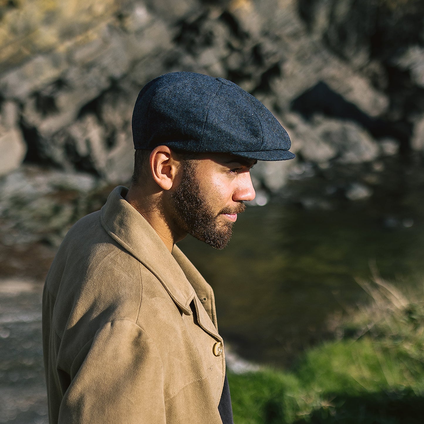 Casquette Gavroche Falconbrook bleu marine JAXON & JAMES - VENTE EN GROS
