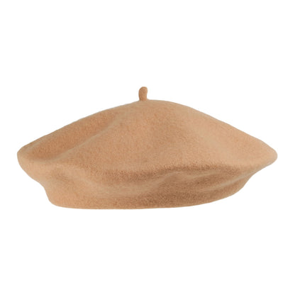 Béret Tendance en Laine camel - VENTE EN GROS - 200