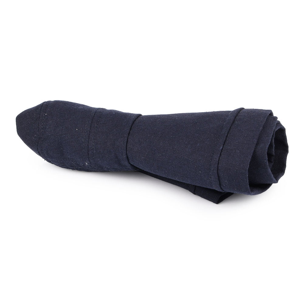 Chapeau Été Lin Pliable Lily bleu marine SUR LA TÊTE - VENTE EN GROS