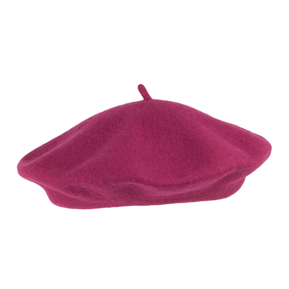 Béret en Laine framboise JAXON & JAMES - VENTE EN GROS - 200