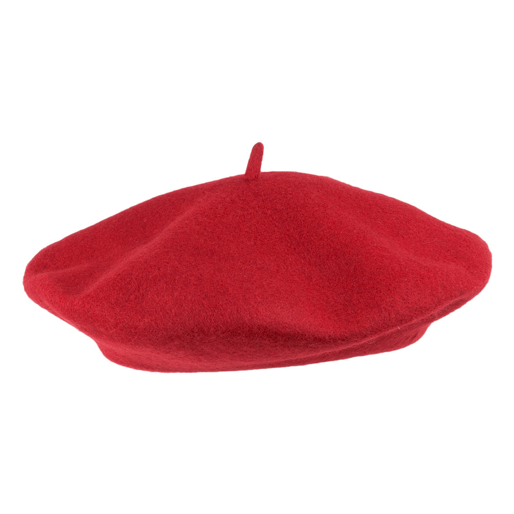 Béret en Laine rouge JAXON & JAMES - VENTE EN GROS - 200