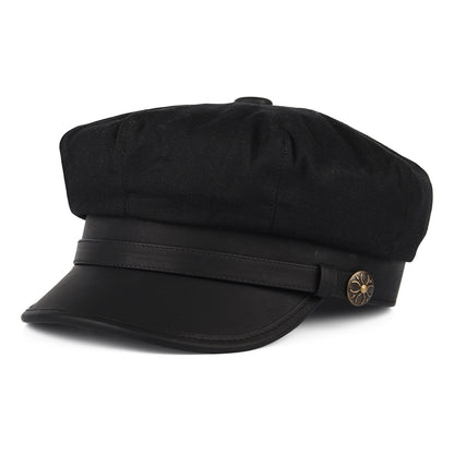 Casquette de Motard Rebelle noir JAXON & JAMES - VENTE EN GROS